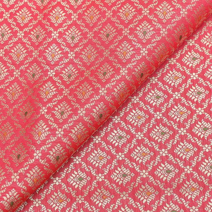 Katan Meena Brocade Fabrics