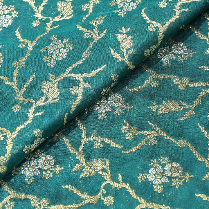 Silk Alfi Zari Brocade Fabrics