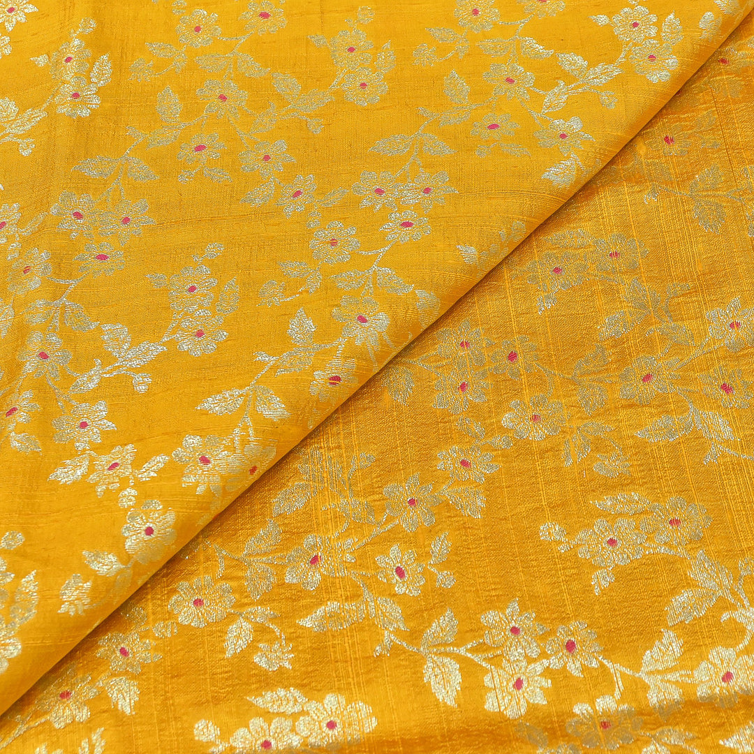 Premium Pure Raw Silk Meena Zari Banarasi Fabrics