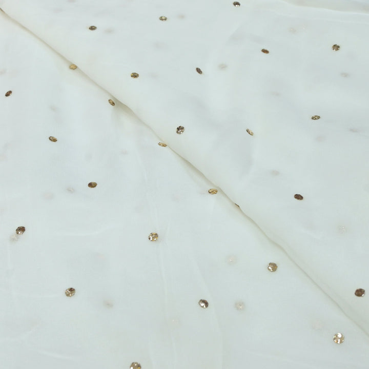 Viscose Georgette Hand Work Mukaish Fabrics