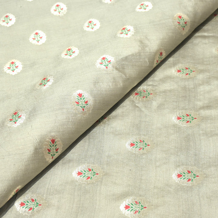 Pure Chiniya Silk Banarasi Brocade Fabric