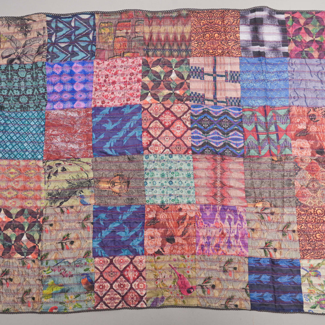 Brown Tussar Silk Unstitched Suit Set