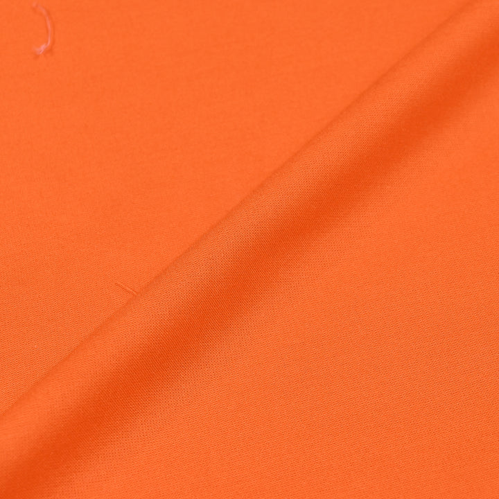 Deep Orange Colour 14Kg Rayon Cotton Fabrics