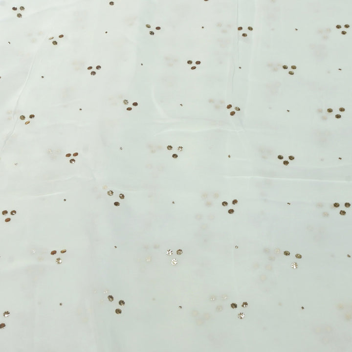 Viscose Georgette Hand Work Mukaish Fabrics