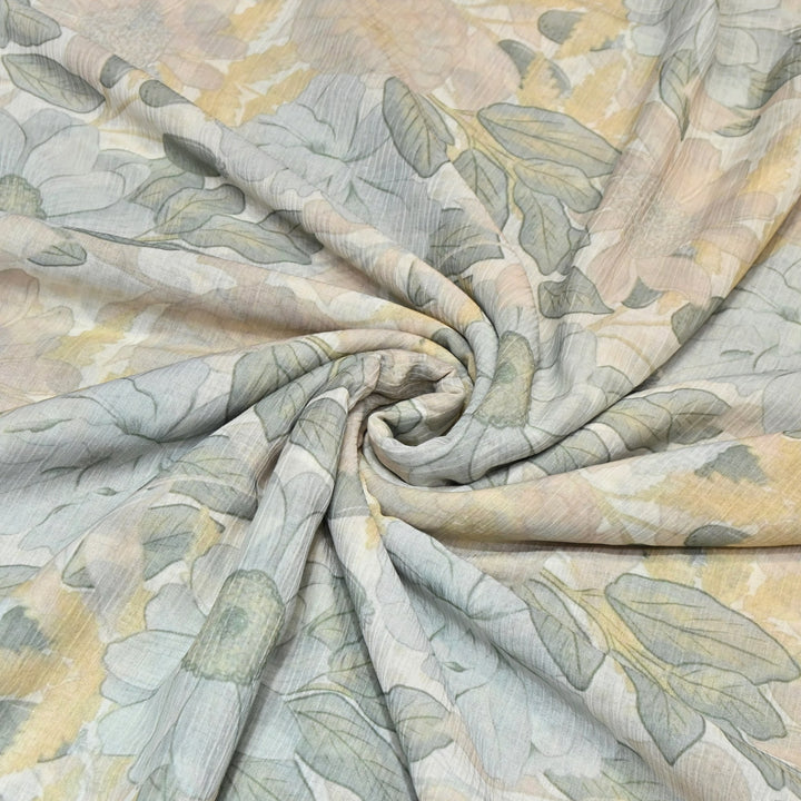 Premium Mal Chiffon Digital Print Fabric – Soft Flowing Designer Printed Fabric VSM001-06