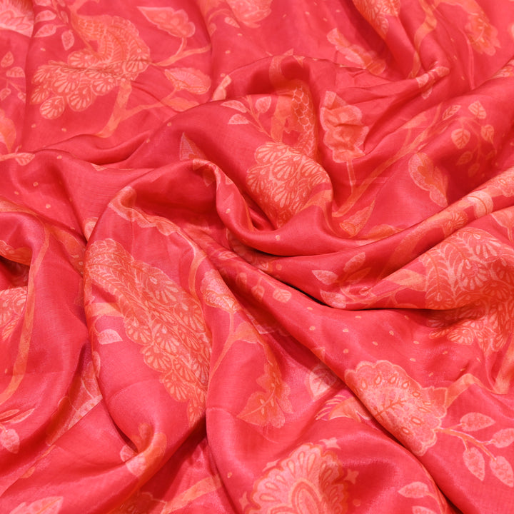 Multicolor Muslin Digital Print Fabric-KTP44-13