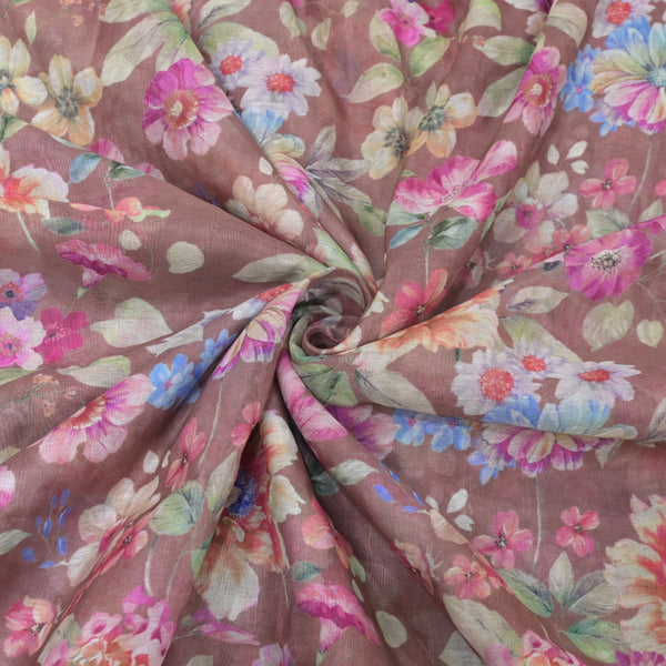 Premium Mul Chanderi Digital Print Fabrics