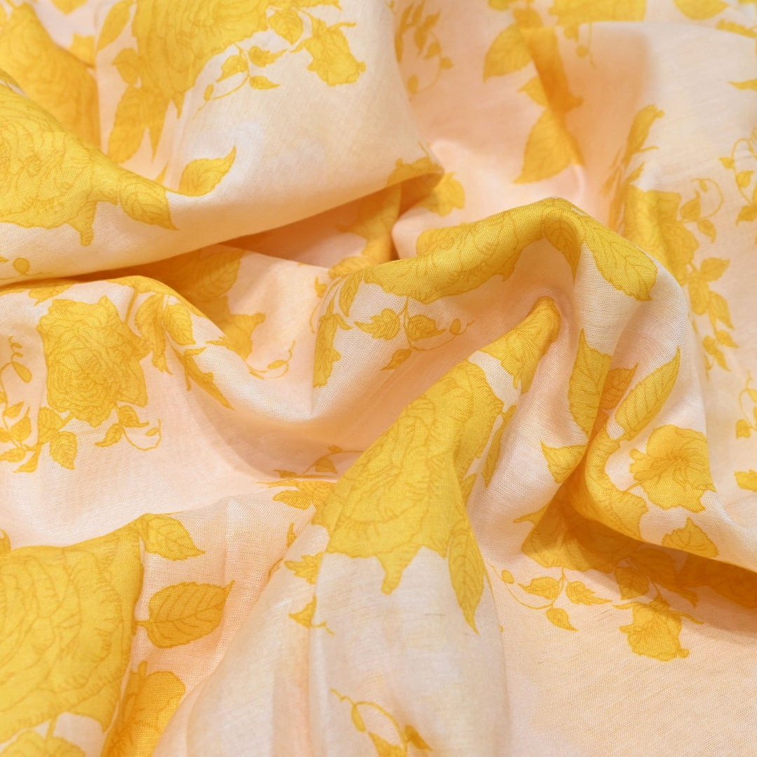 Multi Color Premium Bamberg Satin Digital Print Fabric – 001333-17
