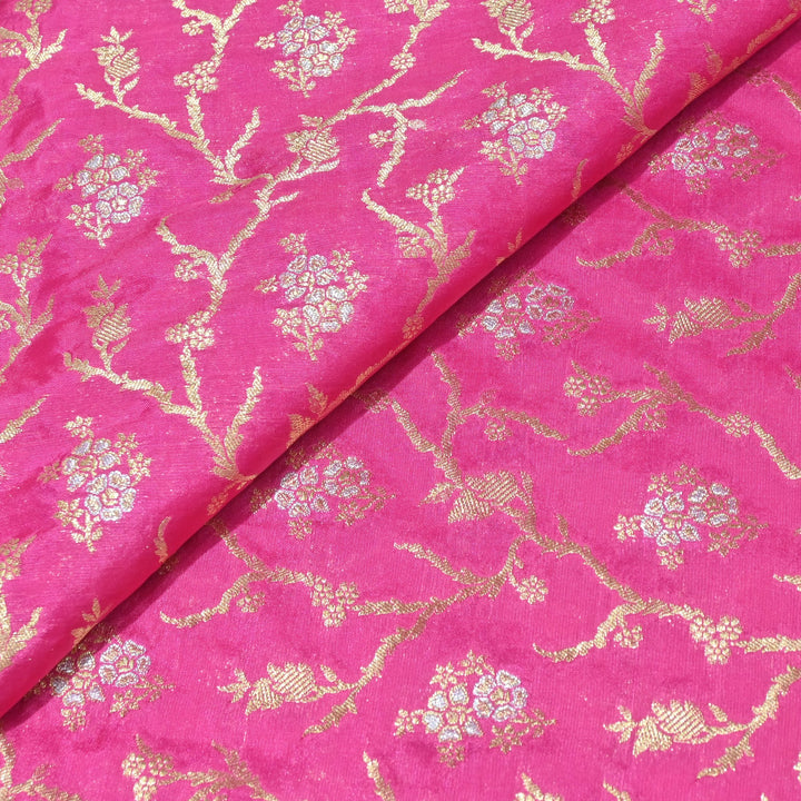 Silk Alfi Zari Brocade Fabrics