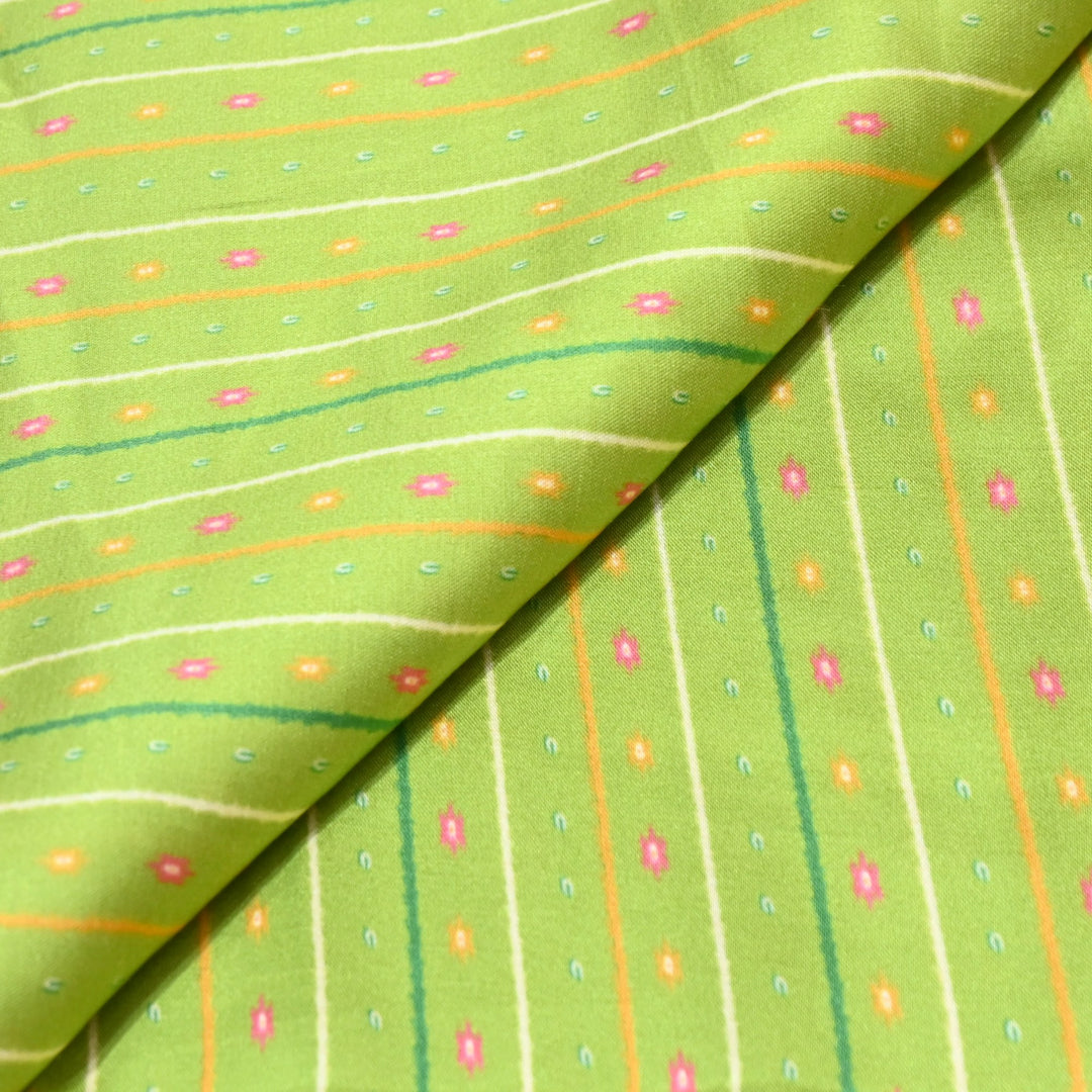 Bemberg Satin Digital Print Fabric– Soft Luxury Designer Satin Fabric 001333-48