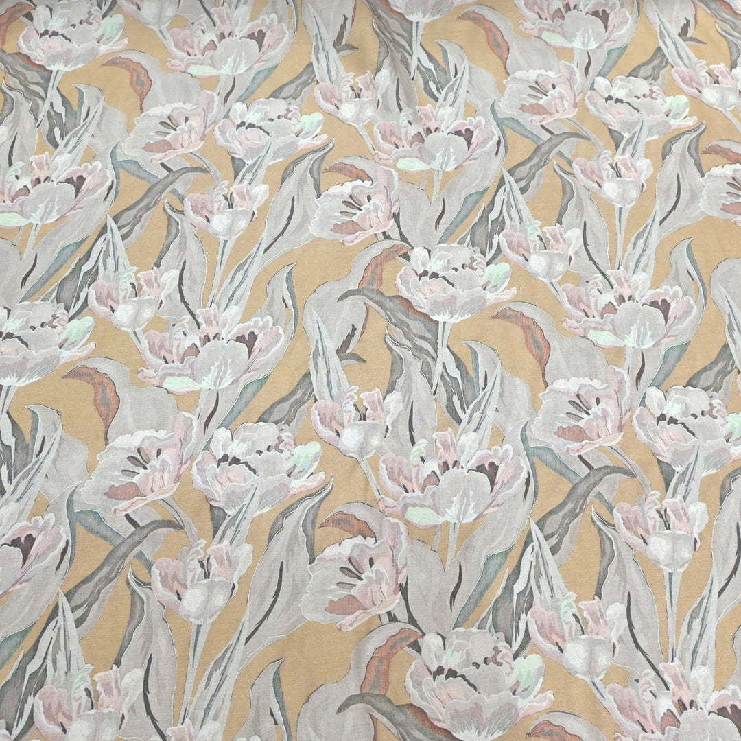 Floral Bamberg Satin Digital Print Fabrics