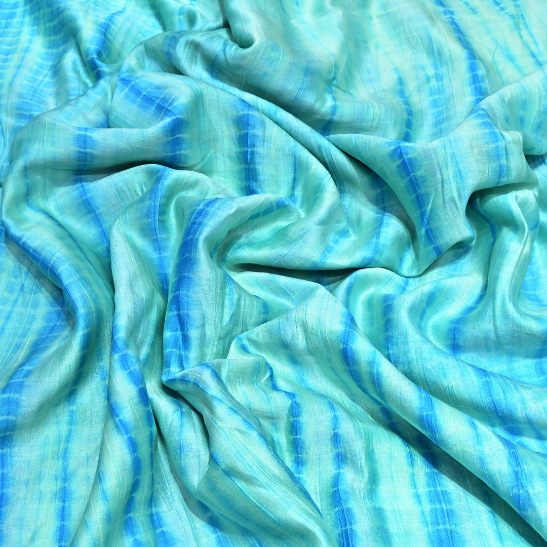 Silk Chanderi Tie & Dye Fabric 44" – Soft Lightweight Designer Fabric