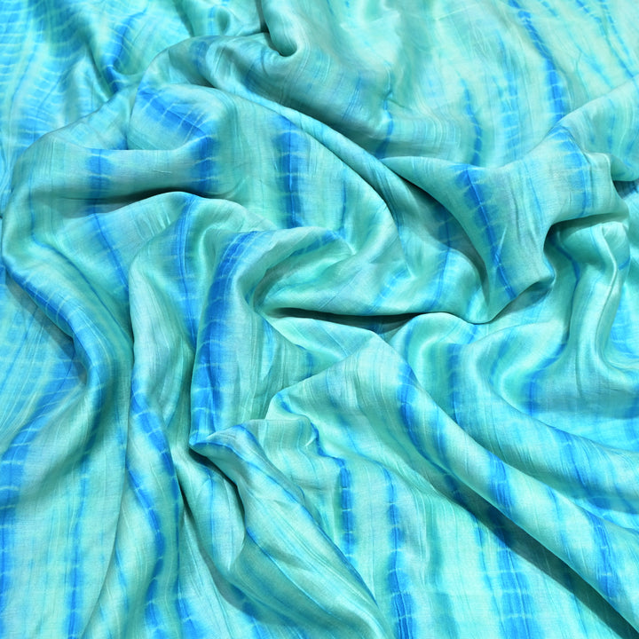 Silk Chanderi Tie & Dye Fabric 44" – Soft Lightweight Designer Fabric