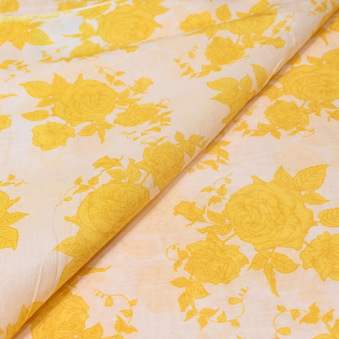 Multi Color Premium Bamberg Satin Digital Print Fabric – 001333-17
