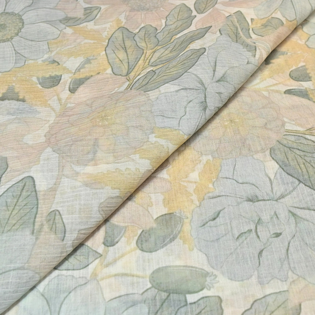 Premium Mal Chiffon Digital Print Fabric – Soft Flowing Designer Printed Fabric VSM001-06