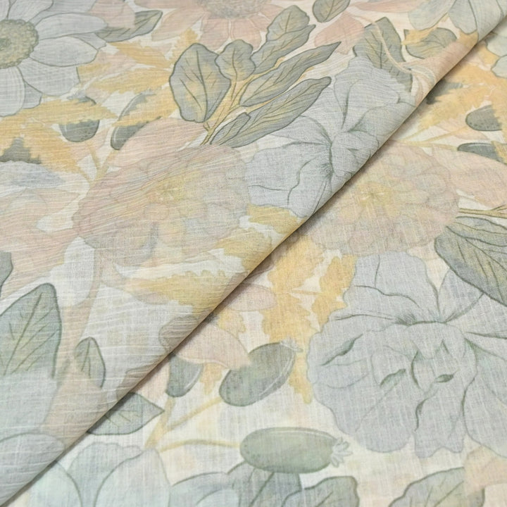 Premium Mal Chiffon Digital Print Fabric – Soft Flowing Designer Printed Fabric VSM001-06