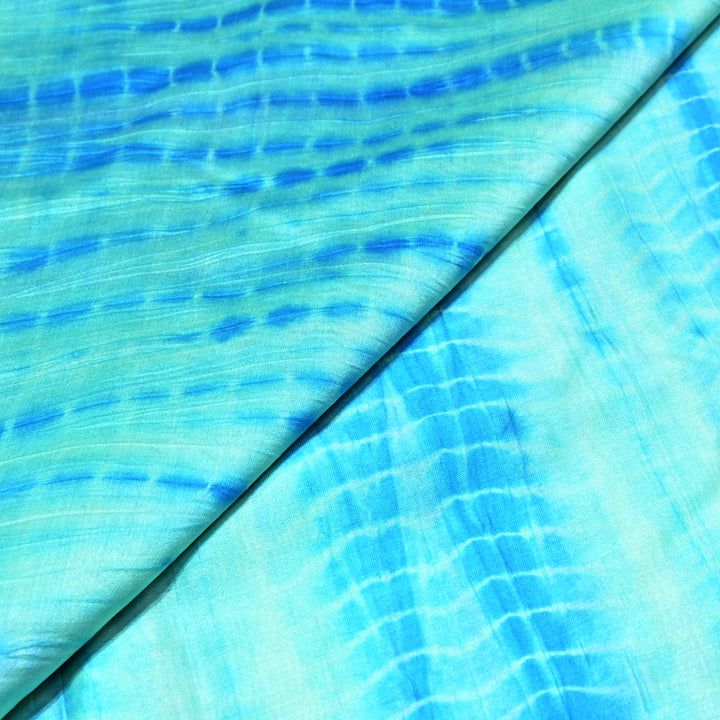 Silk Chanderi Tie & Dye Fabric 44" – Soft Lightweight Designer Fabric
