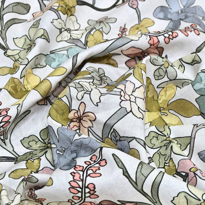 Cotton Print Fabric – Soft Breathable Designer Cotton Fabric 000350-20