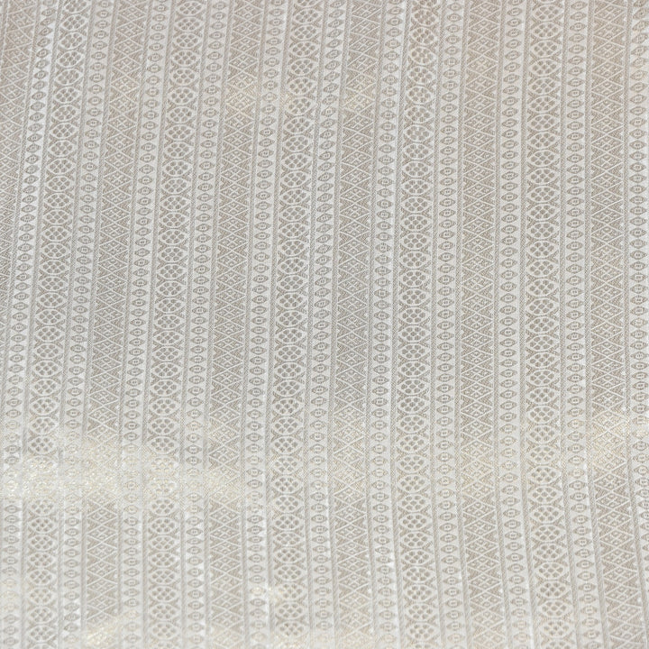 Luxury Jamavar Silk Zari Jacquard Fabric- AL3708-1