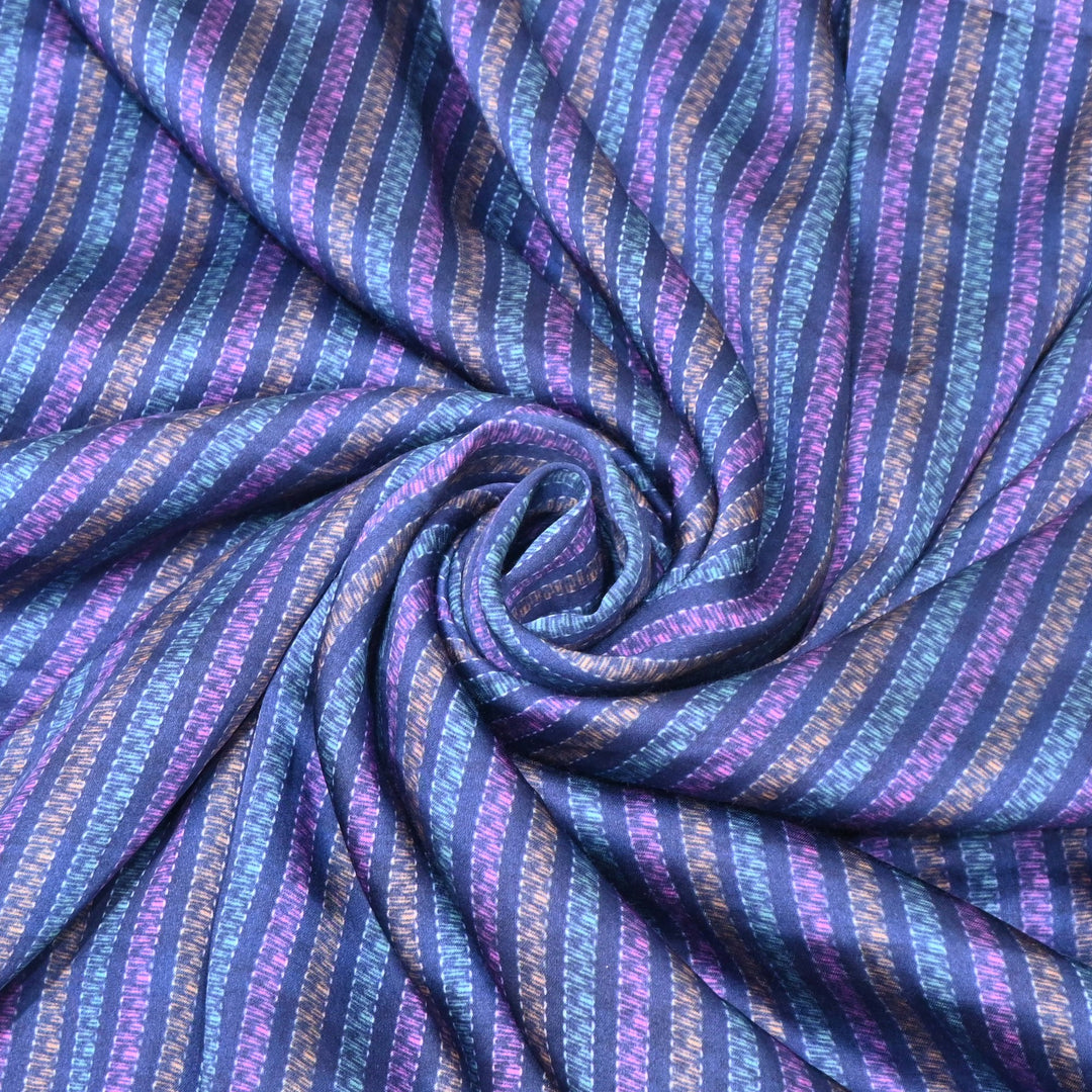 Bemberg Satin Digital Print Fabric– Soft Luxury Designer Satin Fabric 001333-38