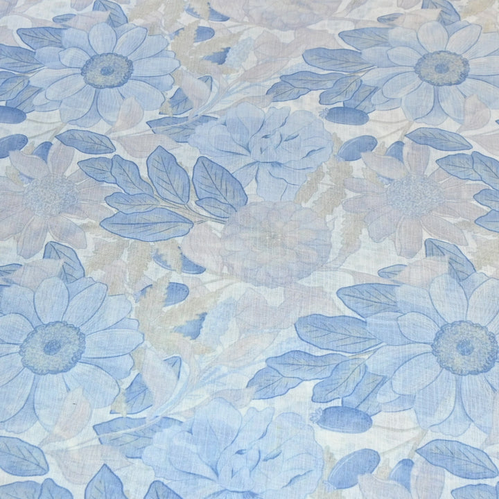 Premium Mal Chiffon Digital Print Fabric – Soft Flowing Designer Printed Fabric VSM001-07