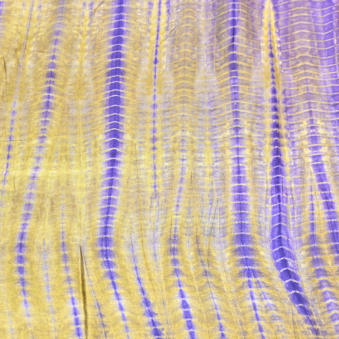 Silk Chanderi Tie & Dye Fabric 44" – Soft Lightweight Designer Fabric