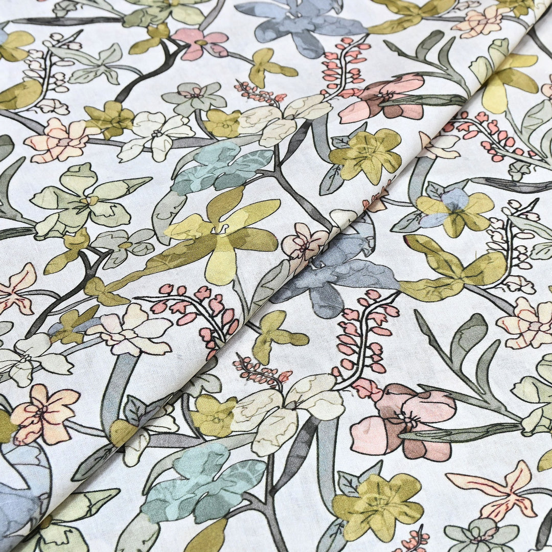 Cotton Print Fabric – Soft Breathable Designer Cotton Fabric 000350-20