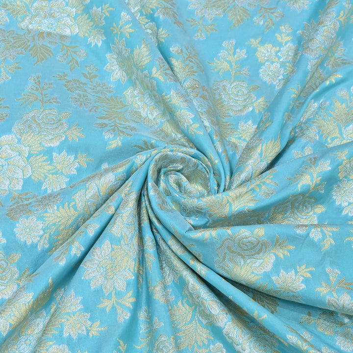 Pure Katan Silk Antique Brocade Fabrics