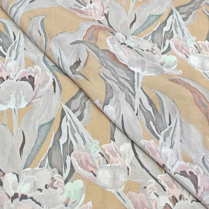 Floral Bamberg Satin Digital Print Fabrics