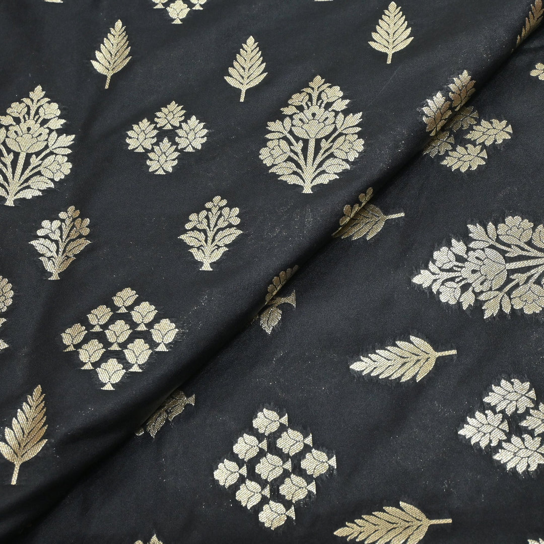 Katan Silk Zari Jaal Brocade Fabrics