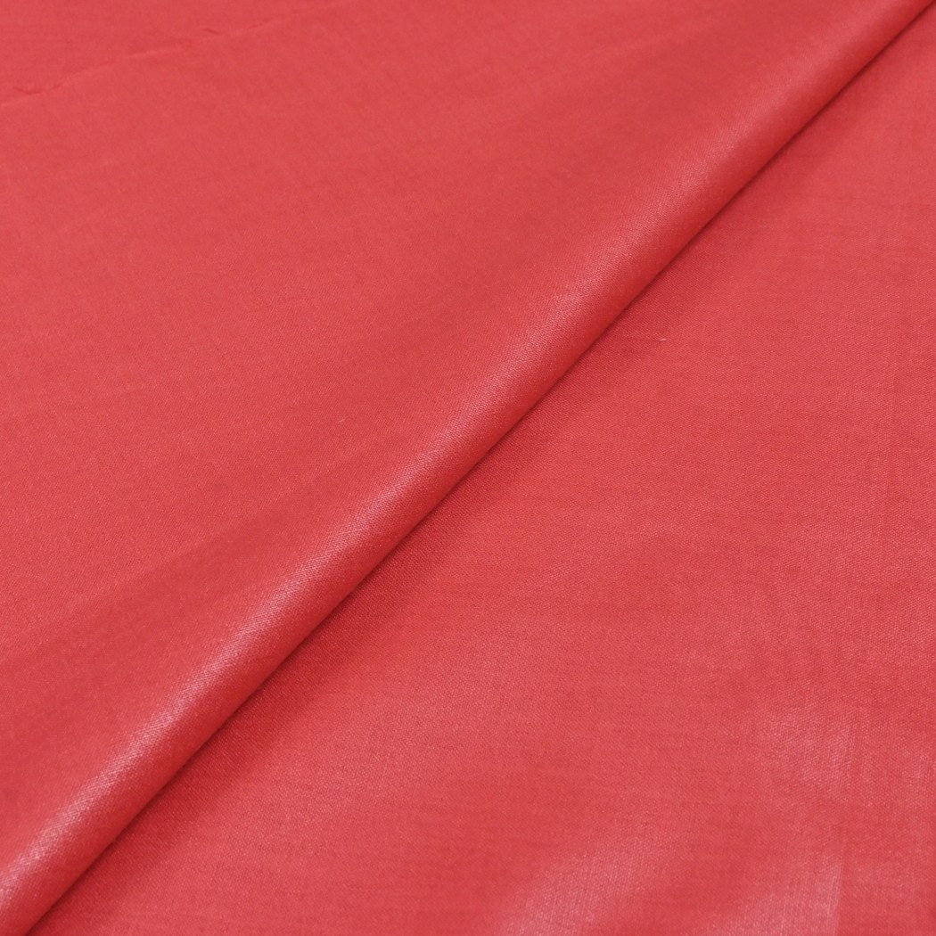 Pastel Red Color Matka Cotton Fabrics