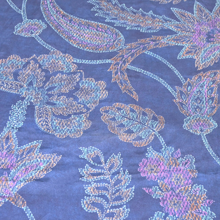 Bemberg Satin Digital Print Fabric– Soft Luxury Designer Satin Fabric 001333-37