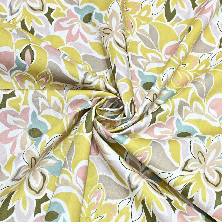 Cotton Print Fabric – Soft Breathable Designer Cotton Fabric 000350-21