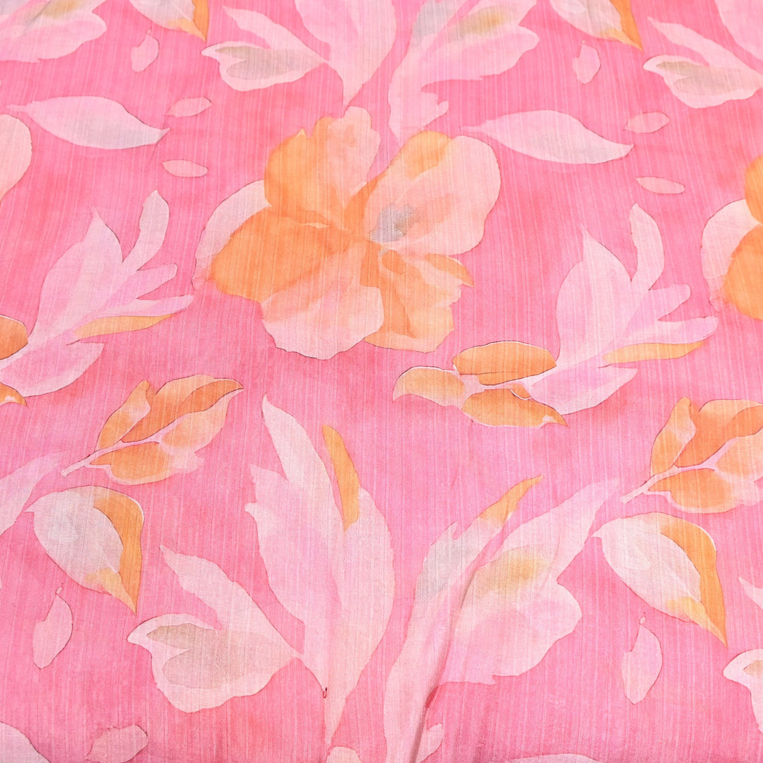 Multi Color Crush Muslin Digital Print Fabric – Soft Designer Muslin Print Fabric- COO145-16