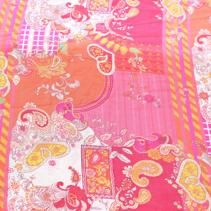 Premium Muslin Digital Print Fabric - 000844-37