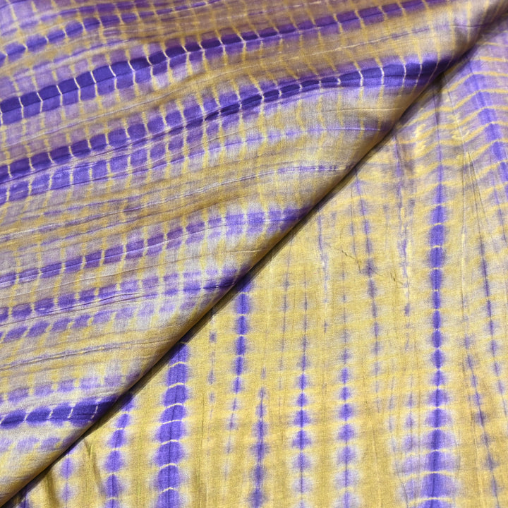 Silk Chanderi Tie & Dye Fabric 44" – Soft Lightweight Designer Fabric
