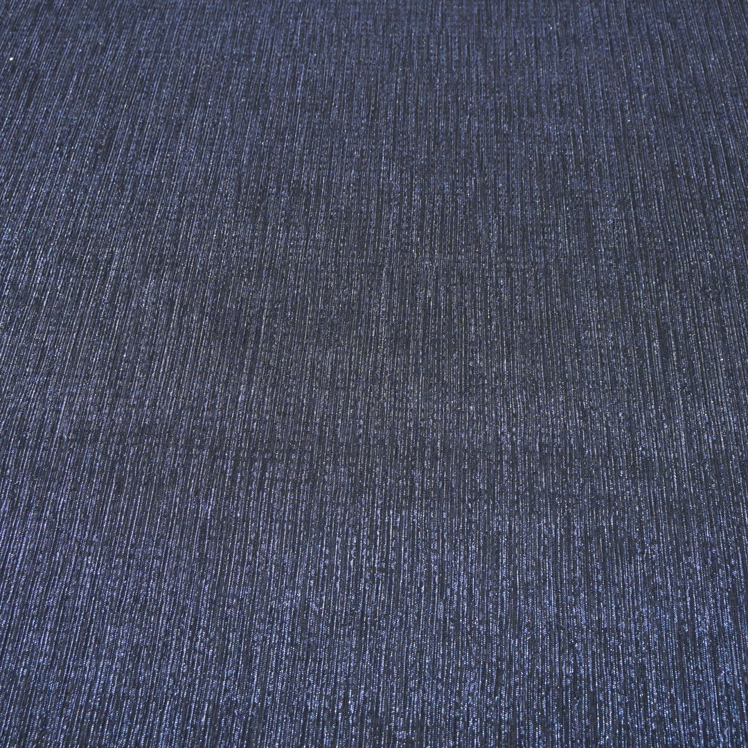 Midnight Blue Crinkled Moonlight Fabric