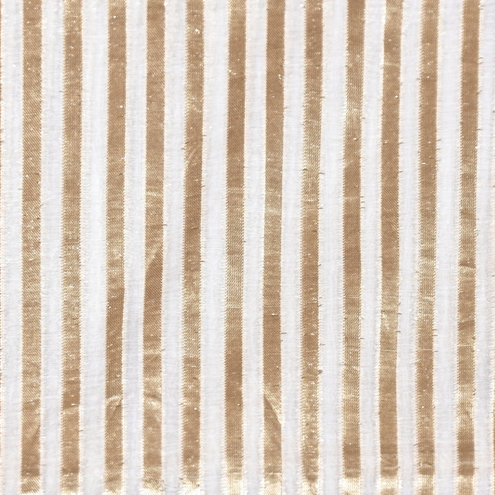 Banarasi Chanderi Gold Mat Zari Fabric – Premium Designer Ethnic Wear Fabric 000313-14
