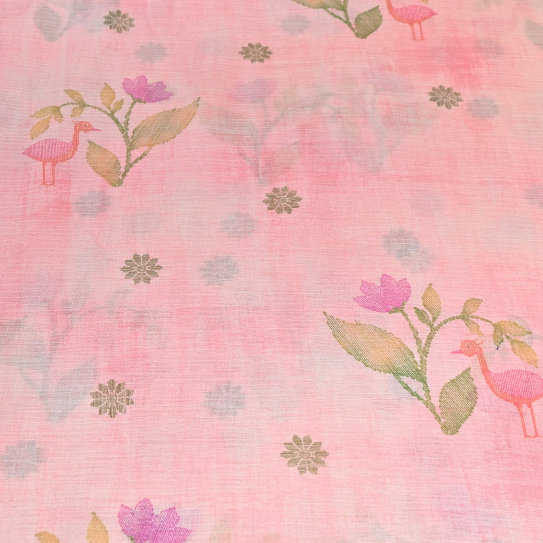 Premium Mal Chiffon Digital Print Fabric – Soft Flowing Designer Printed Fabric VSM001-08