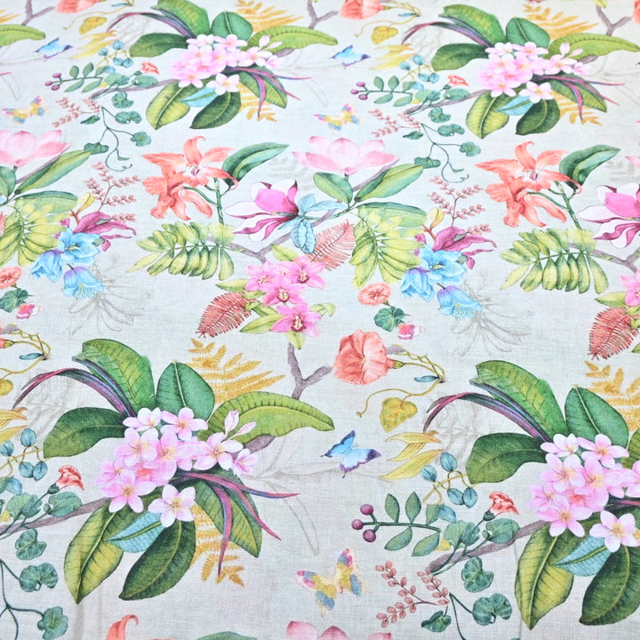 PREMIUM PURE LINEN DIGITAL PRINT FABRIC- LIN054- 01