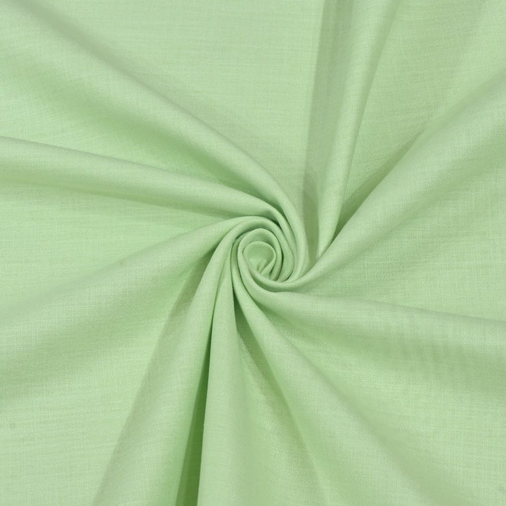 Pixie Green Color Matka Cotton Fabrics