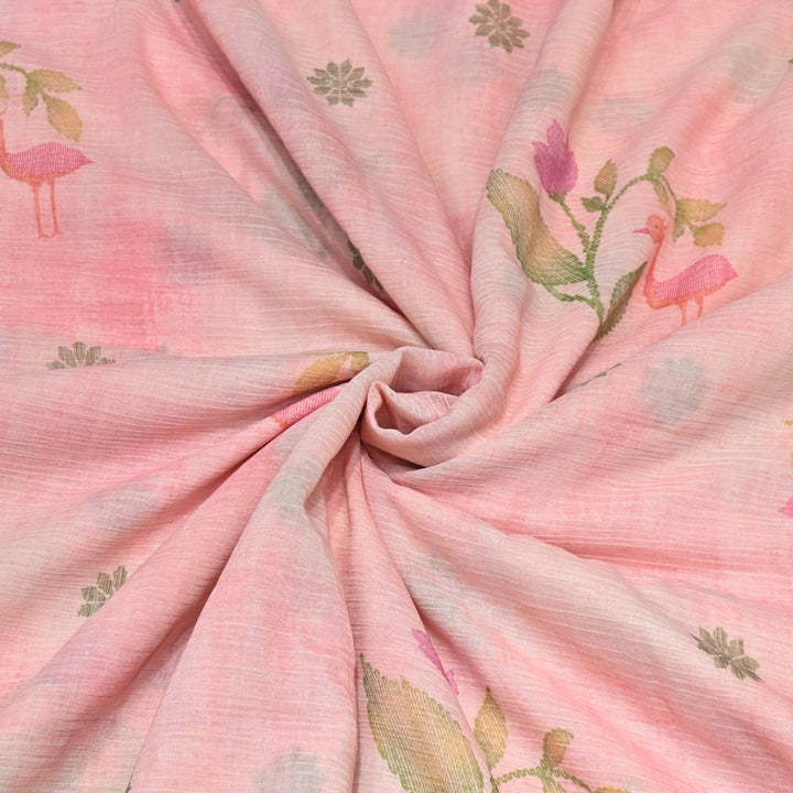Premium Mal Chiffon Digital Print Fabric – Soft Flowing Designer Printed Fabric VSM001-08