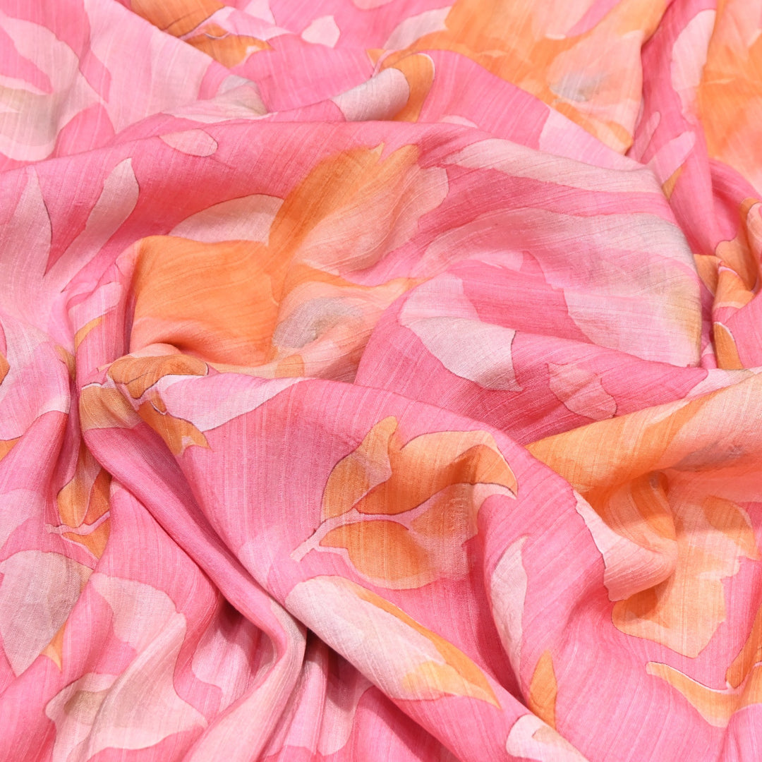 Multi Color Crush Muslin Digital Print Fabric – Soft Designer Muslin Print Fabric- COO145-16