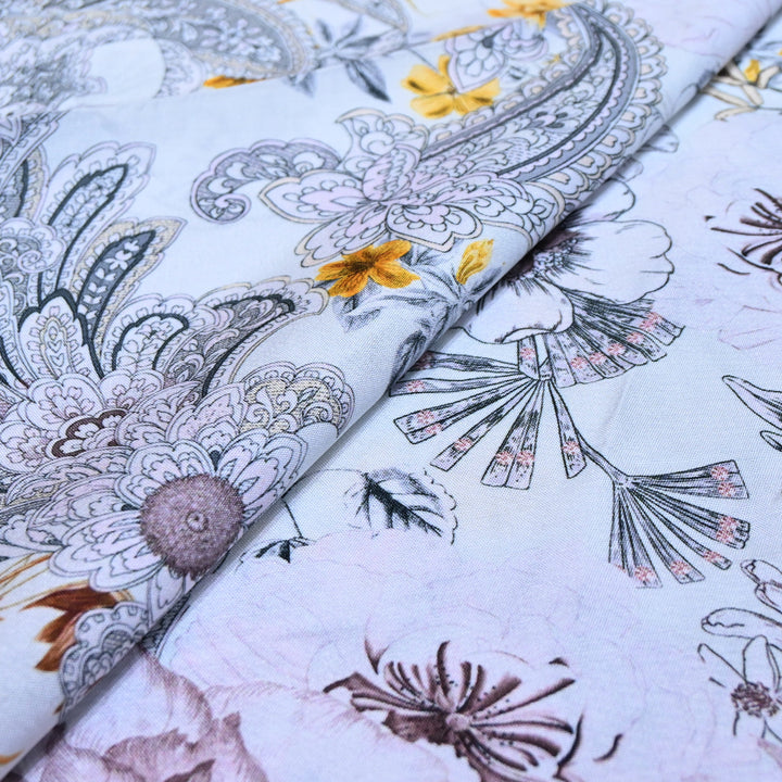 Multicolor Muslin Digital Print Fabric-000844-8