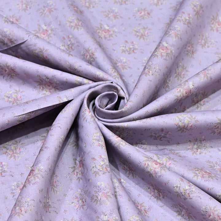 Lavender Italian Lawn Print Fabric