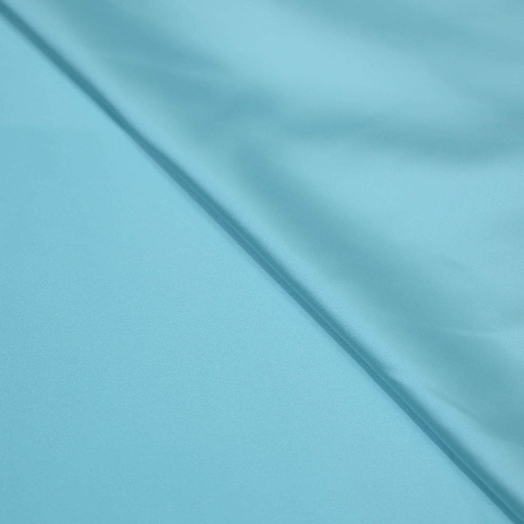 Sky Blue Armani Satin Fabrics