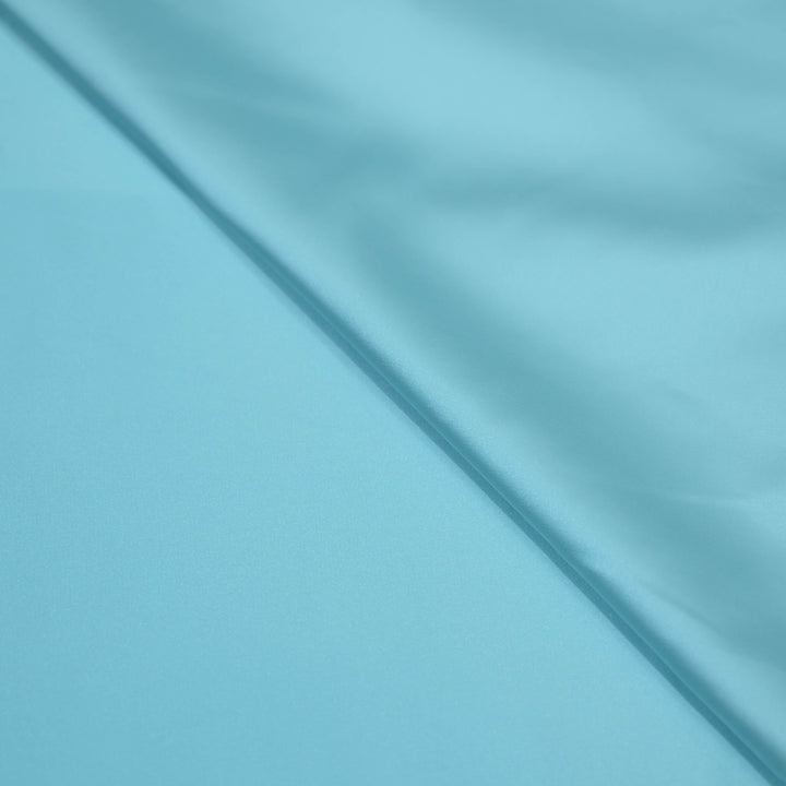 Sky Blue Armani Satin Fabrics