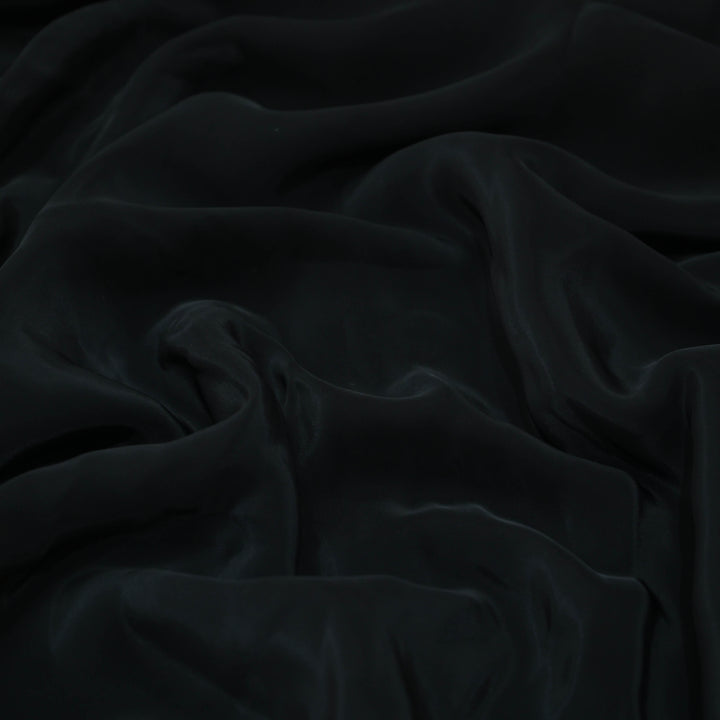Jet Black Shisha Crepe Fabrics