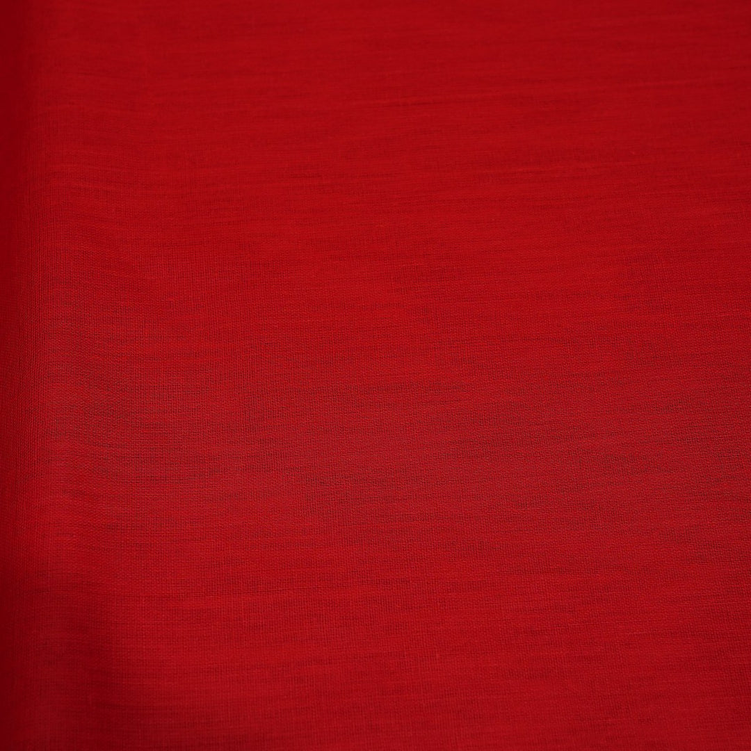 Red Wine Colour Cotton Voil Fabrics