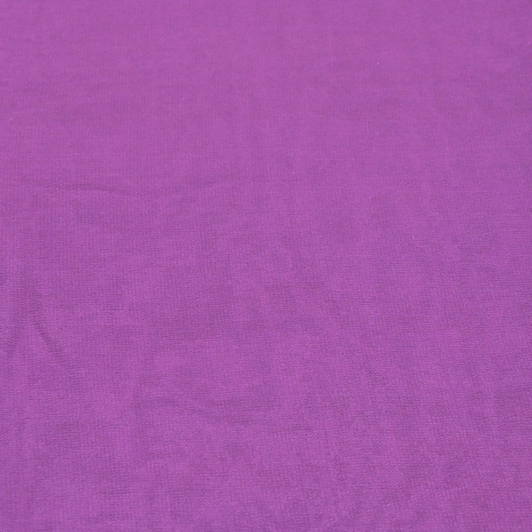 Light Eggplant Colour Viscose Georgette Fabrics